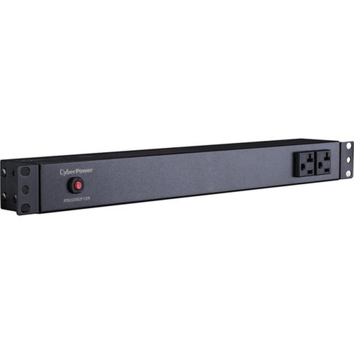 CyberPower Basic PDU20B2F12R 14-Outlets PDU - Basic - NEMA 5-20P - 14 x NEMA 5-20R - 120 V AC - 1U - Vertical - Rack-mountable PDU20B2F12R