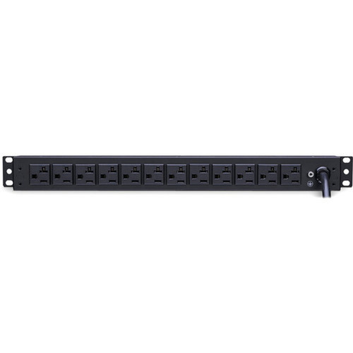 CyberPower Basic PDU20B2F12R 14-Outlets PDU - Basic - NEMA 5-20P - 14 x NEMA 5-20R - 120 V AC - 1U - Vertical - Rack-mountable PDU20B2F12R