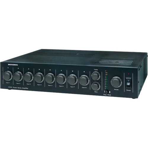 Bogen Power Vector V250 Amplifier - 340 W RMS - Black - 01 THD - 20 Hz V250