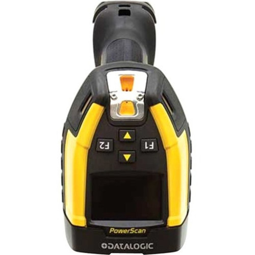 Datalogic PowerScan PM9600-HP Barcode Scanner - Wireless Connectivity - 1D 2D - Imager -  Radio Frequency - Serial - Black Yellow - PM9600-HP433RBK20