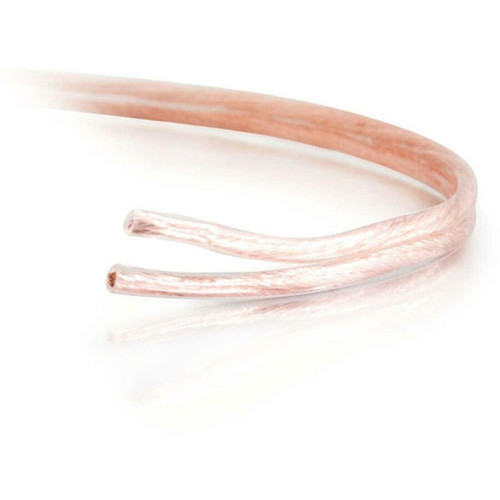 C2G Speaker Wire - 25 ft Audio Cable - First End 1 x Bare Wire - Second End 1 x Bare Wire - Clear 40528