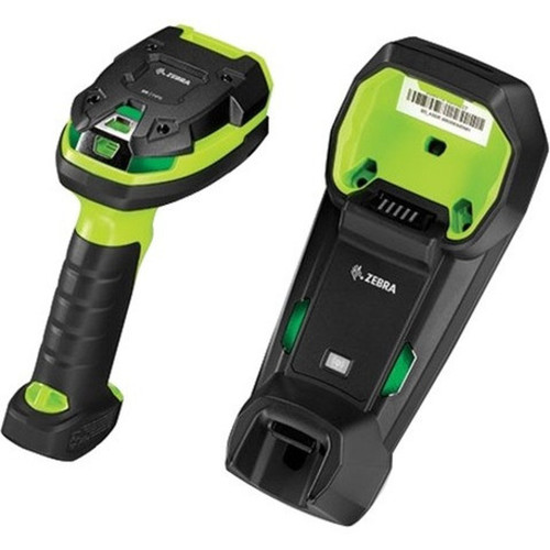 Zebra DS3678-ER Handheld Barcode Scanner - Wireless Connectivity - 1D 2D - Imager - Bluetooth - Industrial Green - TAA Compliant DS3678-ER2FCC3VTNA