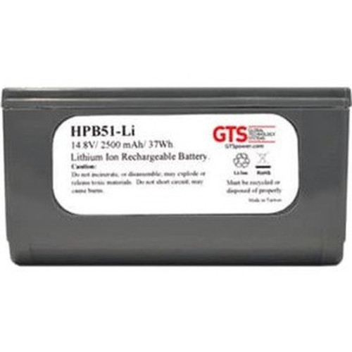 GTS Battery - For Mobile Printer - Battery Rechargeable - 2500 mAh - 148 V DC - TAA Compliant HPB51-LI