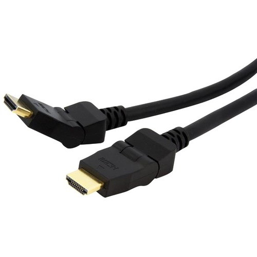 StarTech.com 6 ft 180&deg; Rotating High Speed HDMI&reg; Cable - HDMI - M/M - HDMI - 6 ft - 1 x HDMI Male - 1 x HDMI Male - Connectors (Fleet Network)