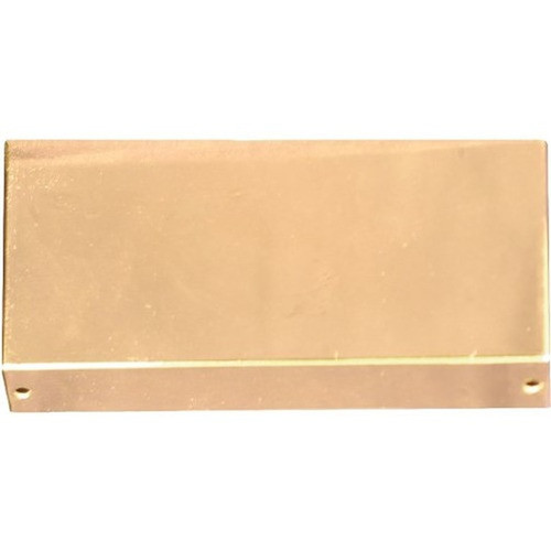 Alarm Controls Magnetic Lock Dress Cover - Easy Installation - Polished Brass DUC-9B