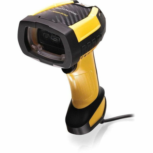 Datalogic PowerScan PBT9600 Barcode Scanner Kit - Cable Connectivity - 1D 2D - Omni-directional - Bluetooth - Serial USB - IP65 - PBT9600-HPRBK20EU