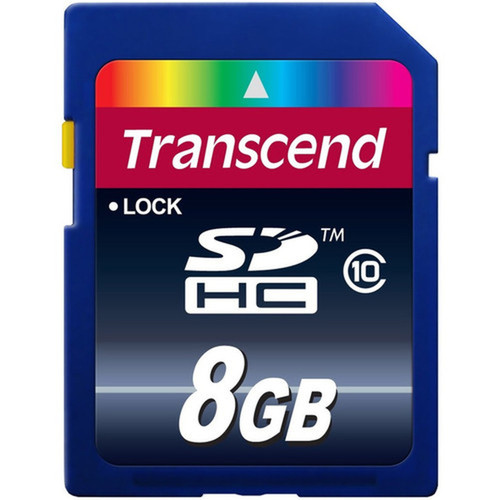 Transcend_8_GB_Class_10_SDHC_-_Class_10_-_1_Card_TS8GSDHC10