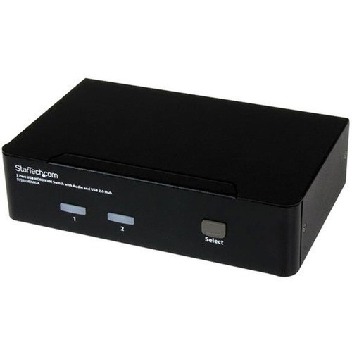 StarTechcom_2_Port_USB_HDMI_KVM_Switch_w_Audio__USB_20_Hub_-_2_x_1_-_2_x_Mini_HDMI_Digital_AudioVideo_SV231HDMIUA