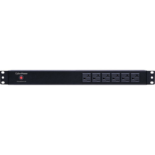 CyberPower Basic PDU20BT6F12R 18-Outlets PDU - Basic - NEMA L5-20P - 18 x NEMA 5-20R - 120 V AC - 1U - Vertical - Rack-mountable PDU20BT6F12R