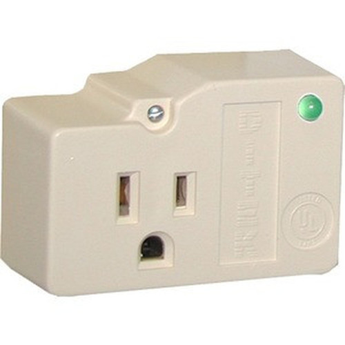 DITEK DTK-1F 1-Outlet Surge Suppressor - 1 - 720 J - 120 V AC Input - 120 V AC Output - 40 kA DTK-1F