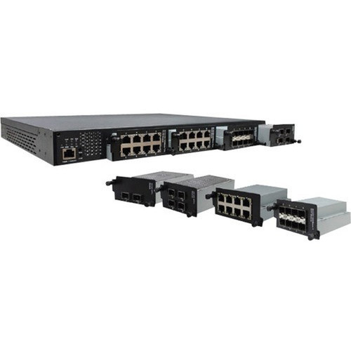 Transition Networks 4 Port Dual Speed 100010G SFP Module - For Data Networking10 Gigabit Ethernet - 10GBase-X - 4 x Expansion Slots SISGM-4P-10G-SFP