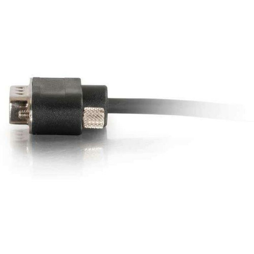 C2G 6ft RS232 DB9 Modem Cable with Low Profile Connectors - In Wall - MM - 6 ft Serial Data Transfer Cable for Modem - First End 1 x 52166