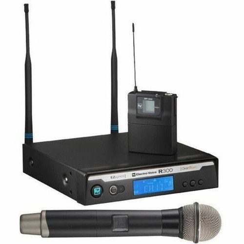 Electro-Voice R300 C Wireless Dynamic Condenser Microphone - Cardioid Uni-directional - Handheld Lavalier HT-300-C