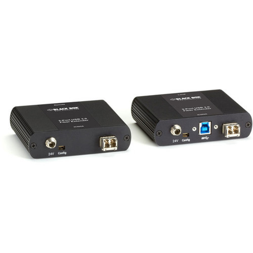 Black Box USB 30 Extender - Multimode 2-Port - 2 x USB - 32808 ft 100000 mm Extended Range IC502A-R2