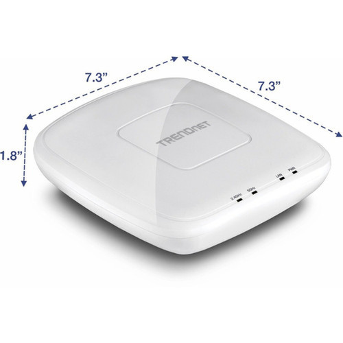 TRENDnet AC1750 Dual Band PoE Access Point 1300Mbps WiFi AC450 Mbps WiFi N WDS Bridge WDS Station Repeater Modes Band Steering TEW-825DAP