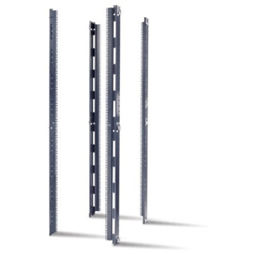 APC Vertical Mounting Rail with Square Holes - Black AR7510