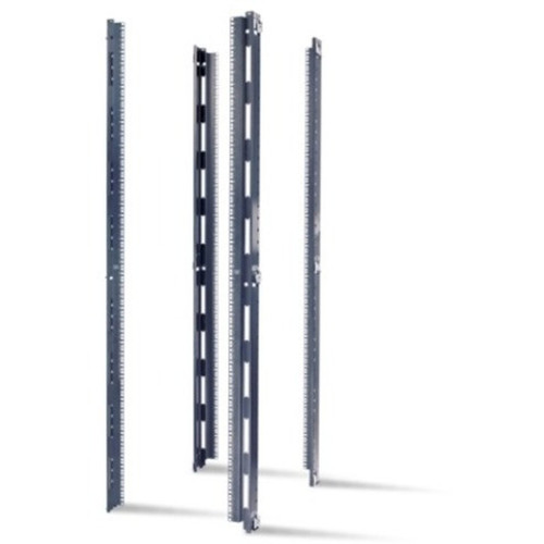APC Vertical Mounting Rail with Square Holes - Black AR7510