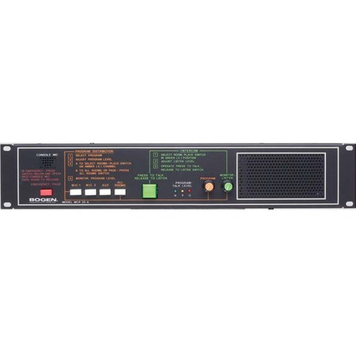 Bogen Multi-Graphic Master Control Panel - Rack-mountable for School Commercial Industrial Emergency Room Selector Panel MCP35A