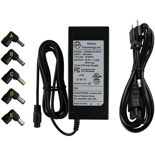 BTI AC-U65W-5X AC Adapter - 19 V DC Output (Fleet Network)