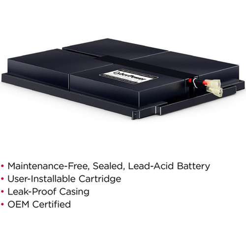 CyberPower RB0670X4 UPS Replacement Battery Cartridge - 7000 mAh - 6 V DC - Lead Acid RB0670X4