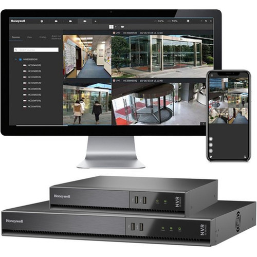 Honeywell 35 Series Embedded NVR - 10 TB HDD - Network Video Recorder - HDMI - 4K Recording HN35080210