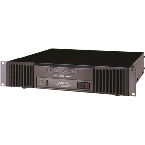 Bogen Black Max X600 Amplifier - 600 W RMS - 2 Channel - 20 Hz to 20 kHz X600