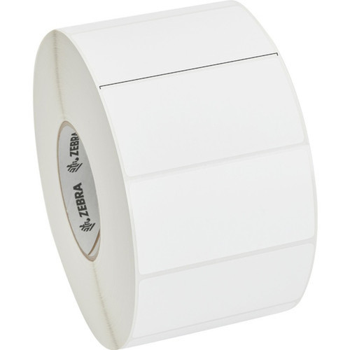 Zebra Z-Perform 4000T Multipurpose Label - 4 Width x 2 Length - Permanent Adhesive - Rectangle - Thermal Transfer - Bright White - - 10022948