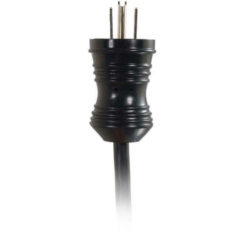 C2G 10ft Hospital Grade Power Cord 5-15P to C13 IEC 10A 18AWG - Black - For Computer Monitor Printer Scanner - 125 V AC  10 A - - 48019