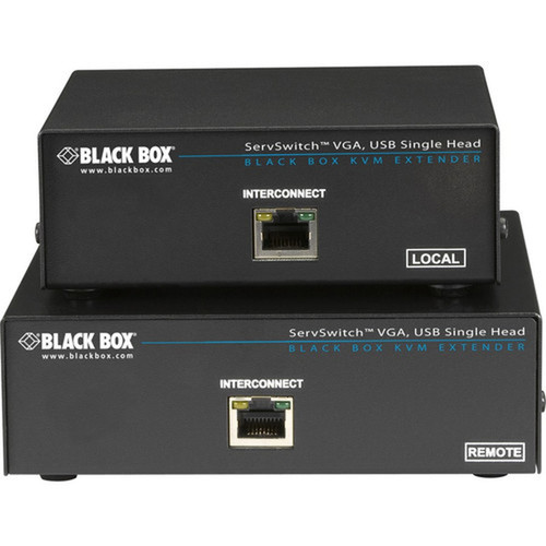 Black Box ServSwitch ACU6022A KVM Switch - 1 Computers - 1 Local Users - 1 Remote Users - 1000 ft 304800 mm Range - UXGA - x - ACU6022A