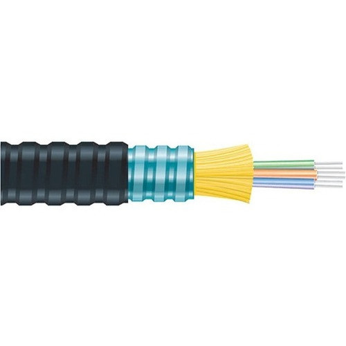 Black Box Fiber Optic Network Cable - Fiber Optic Network Cable for Network Device - First End Bare Wire - OFCP OFNP - 50125 - - FOBC35-IOAM3-BK-06F