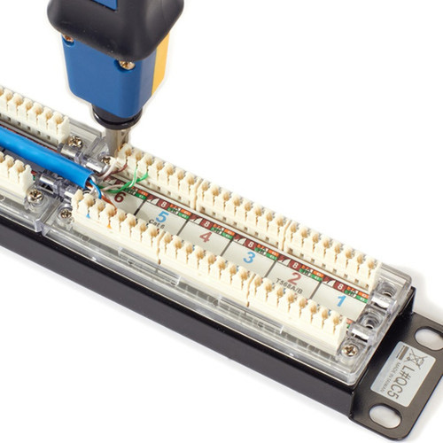 Black Box GigaTrue CAT6 Patch Panel - 1U Unshielded 24-Port - 24 Ports - 24 x RJ-45 - 1U High - Rack-mountable - TAA Compliant JPM610A-R8