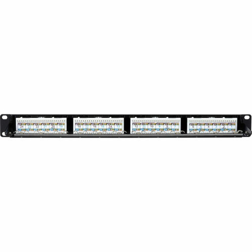 Black Box GigaTrue CAT6 Patch Panel - 1U Unshielded 24-Port - 24 Ports - 24 x RJ-45 - 1U High - TAA Compliant JPM610A-R9