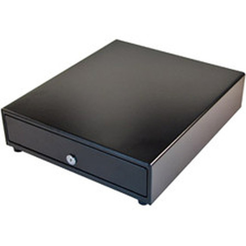apg Genesis Cash Drawer - USD 4 Bill - 8 Coin - Stainless Steel Plastic - Black - 4 10160 mm Height x 1380 35052 mm Width x VP320-BL1416-B4