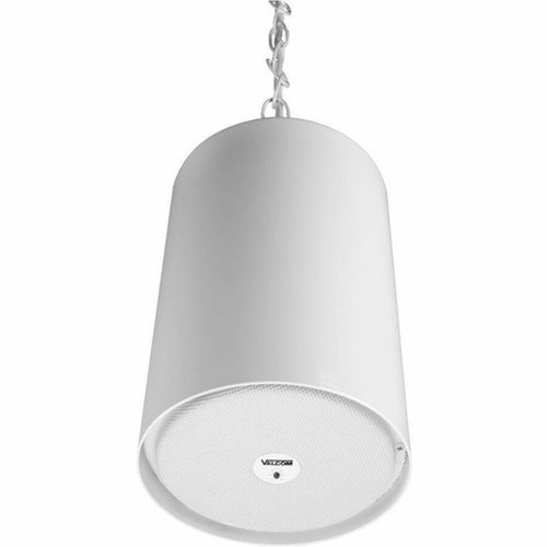 Valcom V-1015B 1-way Indoor Pendant Mount Ceiling Mountable Speaker - 5 W RMS - White - 70 Hz to 16 kHz - 600 Ohm V-1015B-WW