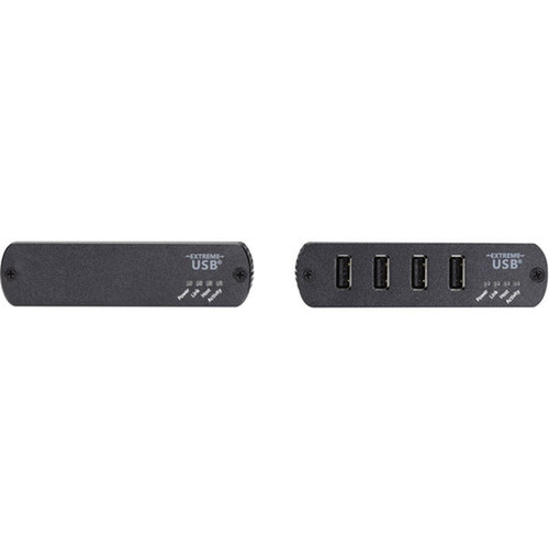 Black Box USB 20 Extender - Multimode Fiber 4-Port - 4 x USB - 164042 ft 500000 mm Extended Range IC404A-R2