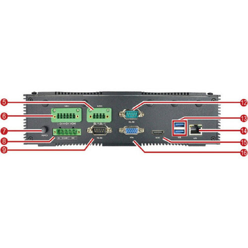 ACTi 4-Channel Transportation Standalone NVR with 4-port PoE Connectors - Network Video Recorder - HDMI MNR-110P