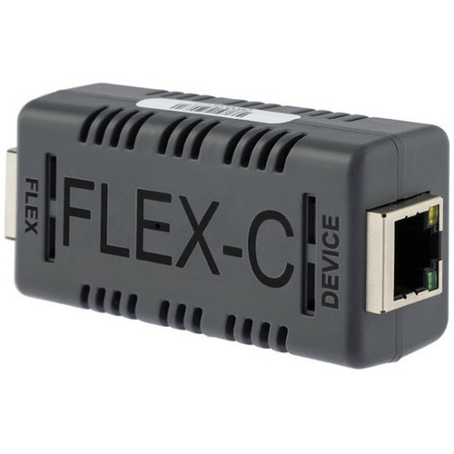 NVT Phybridge FLEX-C Network Extender - 2 x Network RJ-45 - 2000 ft 609600 mm Extended Range - Plastic NV-FLXLK-C