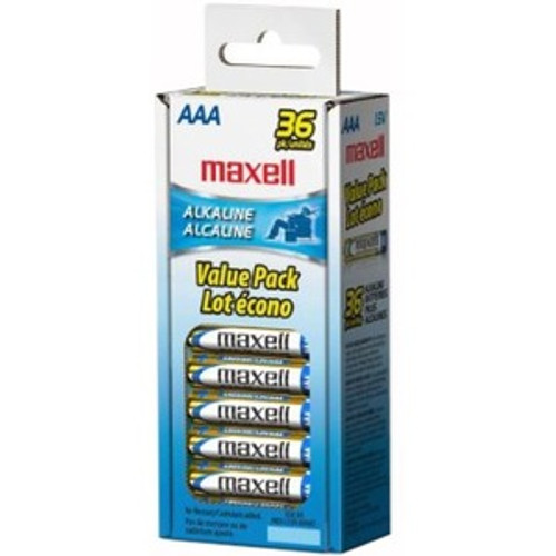 Maxell 723815 LR03 General Purpose Battery - For Multipurpose - AAA - Alkaline - 36 (Fleet Network)