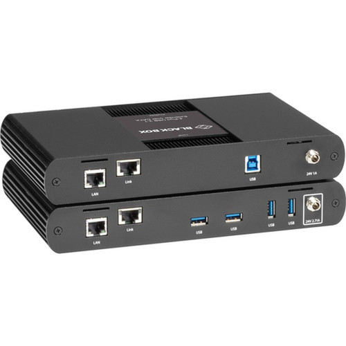 Black Box USB 31 Extender over CATx - 4-Port - Network RJ-45 - 4 x USB - 32808 ft 100000 mm Extended Range ICU504A