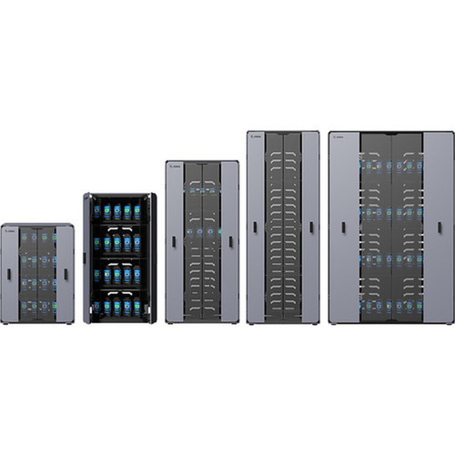 Zebra Intelligent Rack Cabinet - Enclosed Cabinet CS-CAB-2-FLTPK-B-N