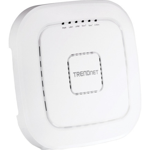 TRENDnet AC2200 Tri-Band PoE Indoor Wireless Access Point 867Mbps WiFi AC  400Mbps WiFi N Bands Wave 2 MUMIMO Client bridge WDS TEW-826DAP