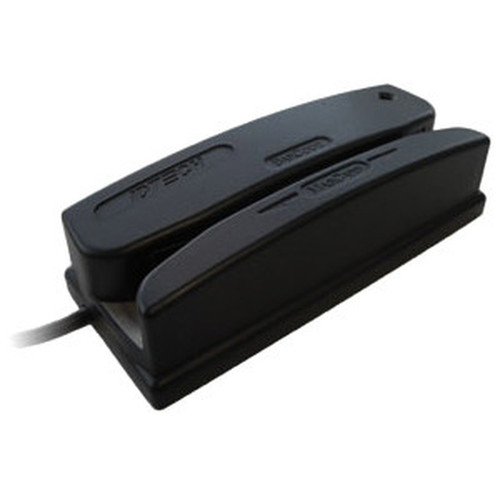 ID TECH Omni Duo WCR32 Magnetic Stripe Reader - Dual Track - 1524 mms - USB Keyboard Wedge - Black WCR3237-512K12UC