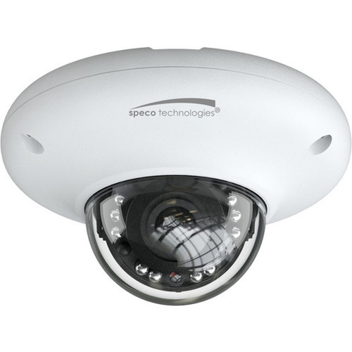 Speco O4P4 4 Megapixel HD Network Camera - Mini Dome - White - 65 ft 1981 m - H265 H264 MJPEG - 2592 x 1520 Fixed Lens - CMOS - O4P4