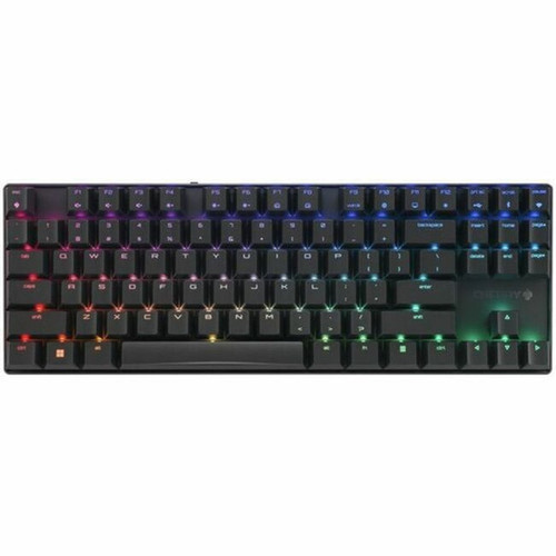 CHERRY MX 82 Gaming Keyboard - WiredWireless Connectivity - BluetoothRF - 3281 ft 10000 mm - 240 GHz - USB Type A Interface - - G80-3882LYAUS-2