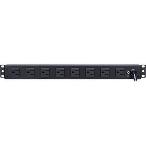CyberPower_Basic_PDU15B8R_8-Outlets_PDU_-_Basic_-_8_x_NEMA_5-15R_-_120_V_AC_-_1U_-_Rack_Mount_PDU15B8R