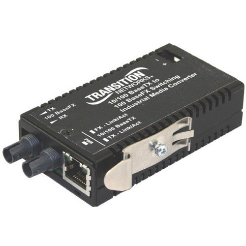 Transition Networks ME-ISW-FX-01MMLC Fast Ethernet Media Converter - 1 x Network RJ-45 - 1 x LC Ports - 10100Base-TX 100Base-FX ME-ISW-FX-01MMLC
