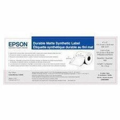 Epson Medical Label - 2 Width x 3 Length - Permanent Acrylic Adhesive - Matte - Synthetic - 400  Roll - 400 Total Labels - 6 Roll C35CD004