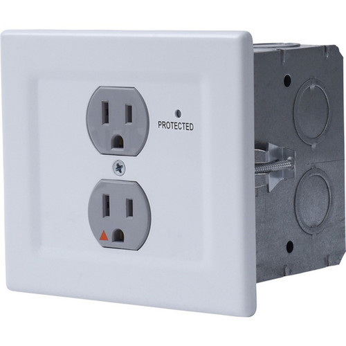 Chief Power Filtering  Surge Protection Wall Outlet - 2 x AC - 15 A EGX-SF2