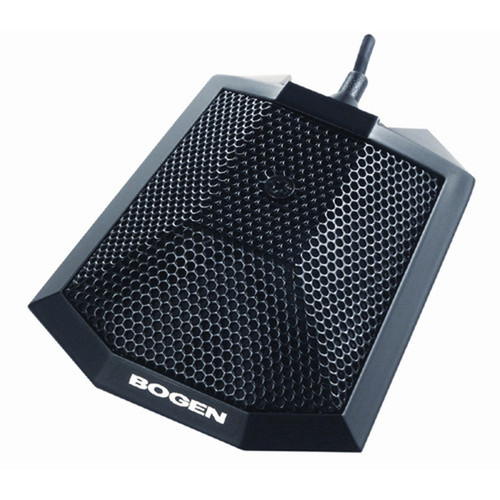 Bogen SCU250 Wired Electret Condenser Microphone - Black - 26 ft - 20 Hz to 18 kHz -58 dB - Desktop - XLR SCU250