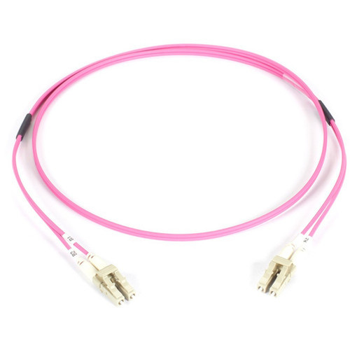 Black Box Fiber Optic Duplex Patch Network Cable - 32 ft Fiber Optic Network Cable for Transceiver Network Device - First End 2 x - FOM4-001M-LCLC